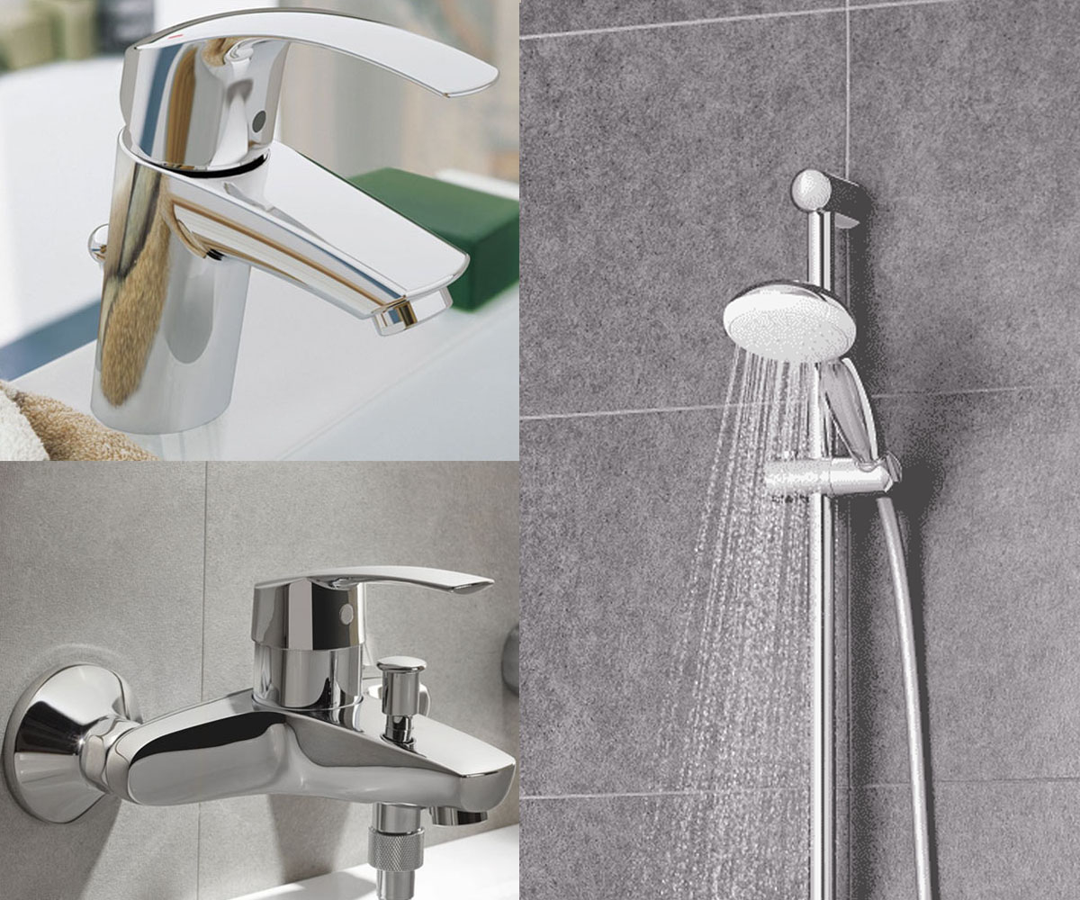 Набор смесителей 3 в 1  EUROSMART 123238S:Фото 6