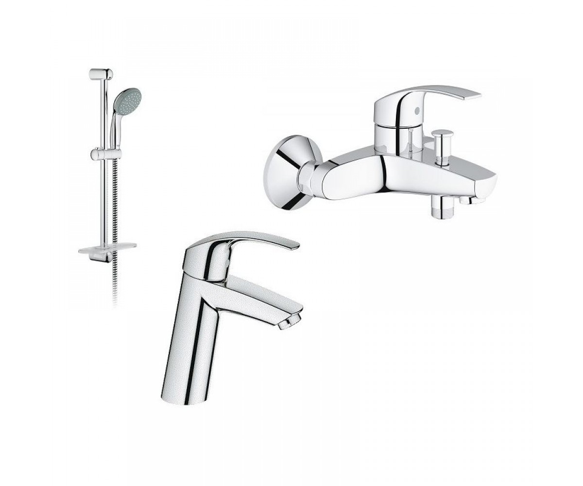 Набір змішувачів у ванну 3 в 1 GROHE EUROSMART 123246M 123246M