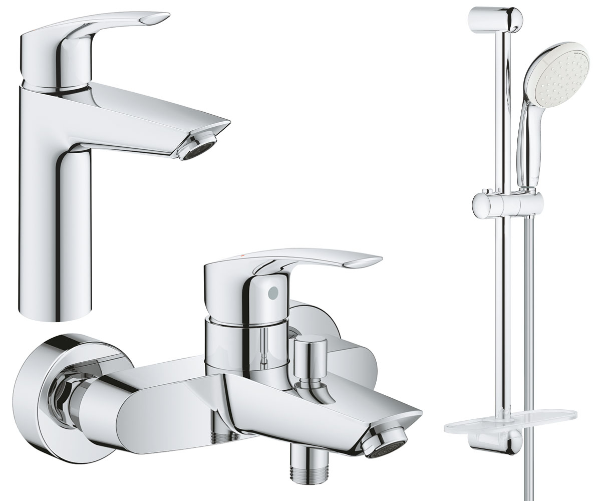 Набір змішувачів 3 в 1 GROHE EUROSMART NEW 123246ME 123246ME