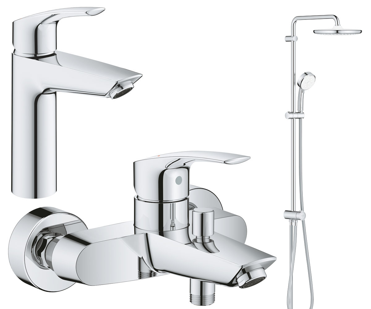 Набір змішувачів 3 в 1 GROHE EUROSMART NEW 123246RE 123246RE