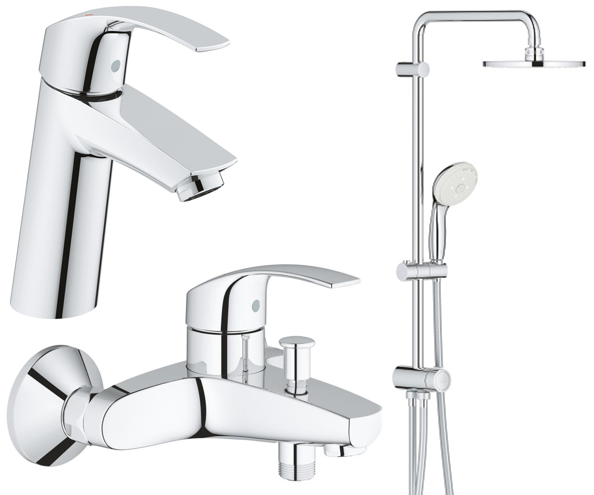 Набір змішувачів 3 в 1 GROHE EUROSMART 12324TS 12324TS