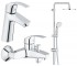 Набір змішувачів 3 в 1 GROHE EUROSMART 12324TS 12324TS