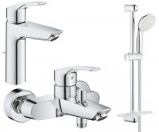 Набір змішувачів 3 в 1 GROHE EUROSMART NEW 123265ME