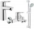 Комплект змішувачів GROHE BAU EDGE 123265S 123265S