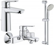 Набір змішувачів для ванни 3 в 1 GROHE BAU EDGE 123367M