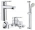 Набір змішувачів для ванни 3 в 1 GROHE BAU EDGE 123367M 123367M