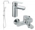 Набір змішувачів 3 в 1 GROHE BAU EDGE 12336TS 12336TS