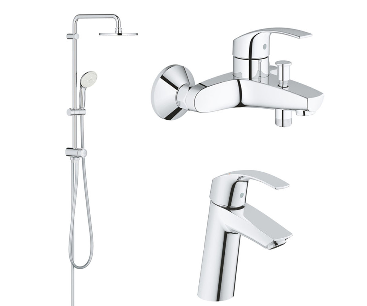 Набір змішувачів 3 в 1 GROHE EUROSMART 123389M 123389M