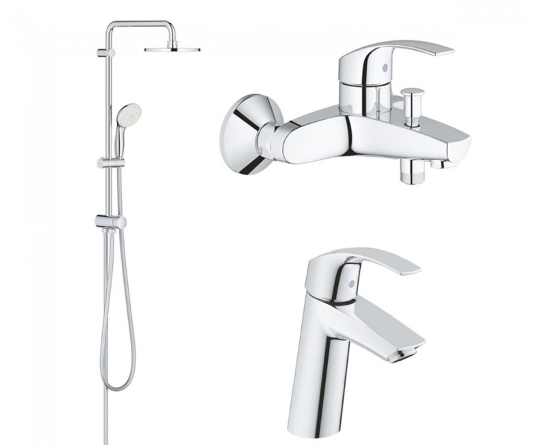 Набір змішувачів 3 в 1 GROHE EUROSMART 123389M 123389M