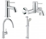 Набір змішувачів 4 в 1 GROHE BAU CLASSIC 123869K