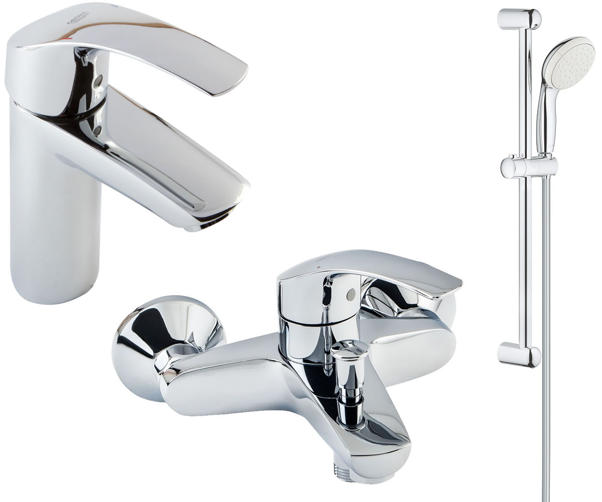 Набір змішувачів 3-в-1 GROHE EUROSMART 124458 GROHE EUROSMART 124458 124458