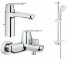 Набір змішувачів 3 в 1 GROHE EUROSMART COSMOPOLITAN 126112M 126112M