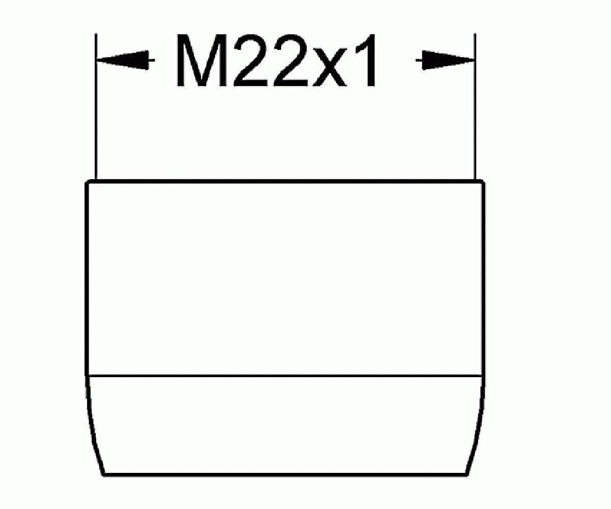 Аэратор m22x1  13967000:Чертеж 