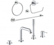 Змішувач+аксесуари GROHE ESSENCE NEW 19578001+40823001