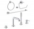 Смеситель+аксессуары GROHE ESSENCE NEW 19578001+40823001 19578001+40823001