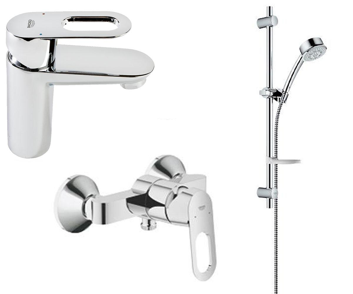 Набір змішувачів GROHE BAU LOOP 23159000+32816000+2739600 23159000+32816000+2739600