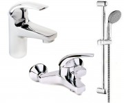 Набір змішувачів GROHE BAU CURVE 23165000+32806000+2792600