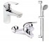 Набір змішувачів GROHE BAU CURVE 23165000+32806000+2792600 23165000+32806000+2792600