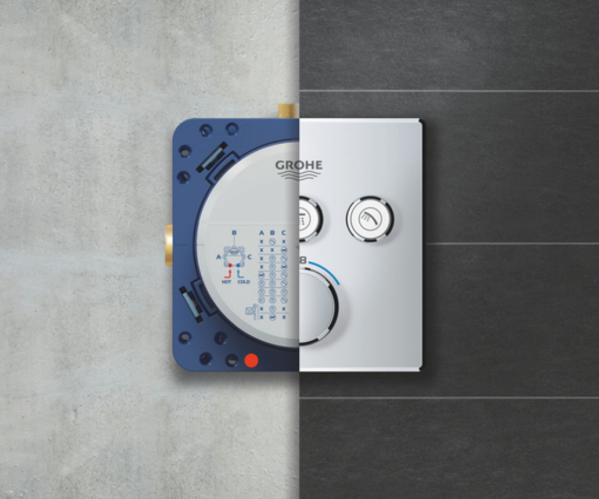 Душевая система скрытого монтажа  GROHTHERM SMARTCONTROL 23409SC0:Фото 3