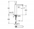 Высокий смеситель  EURODISC JOY 23428000-SHOWROOM:Чертеж 