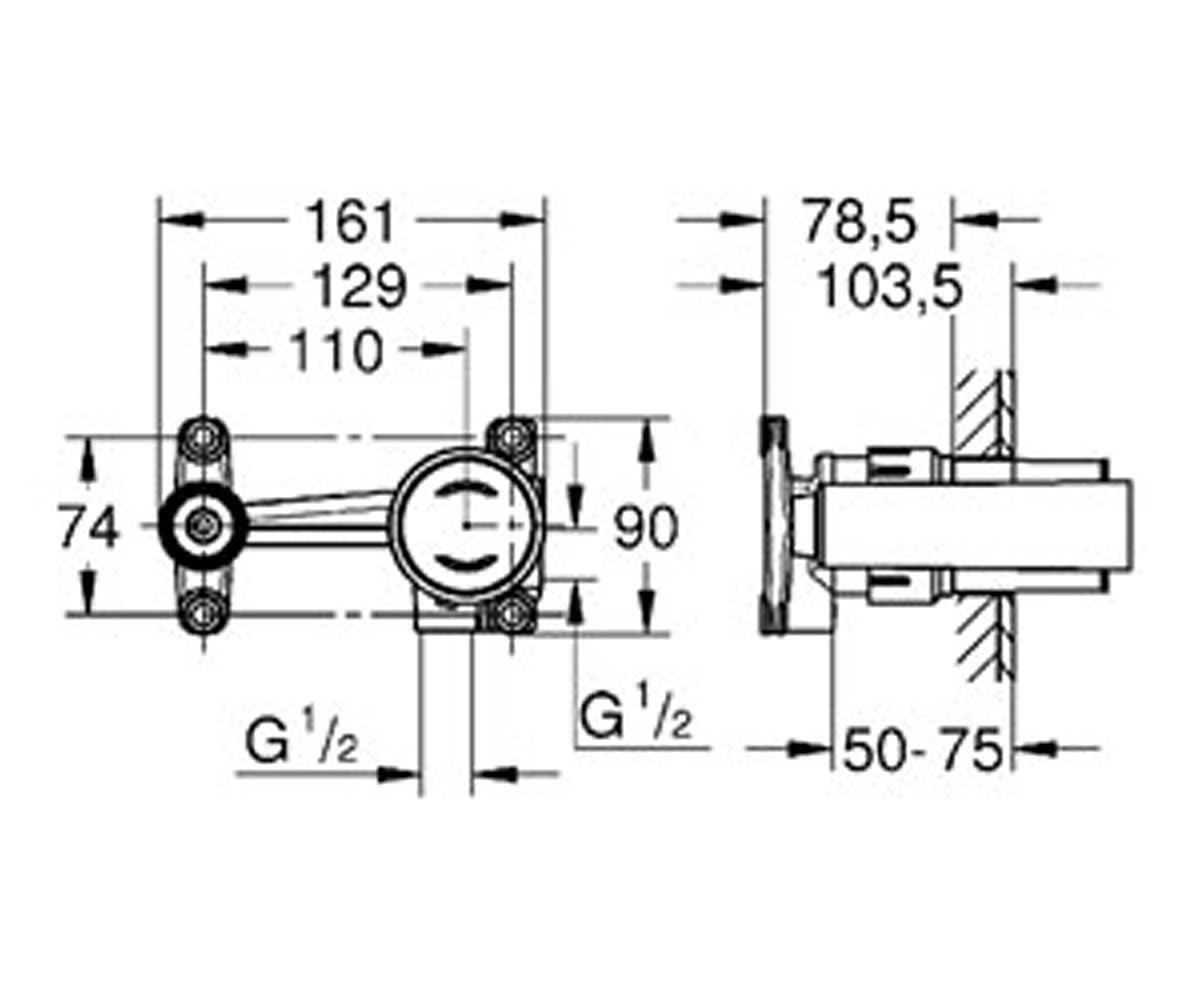 Скрытая часть  EURODISC JOY 23429000:Чертеж 