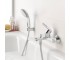 Змішувач для ванни Grohe BauLoop 23603000 з душовою стійкою Vitalio Start 26951001  2360326951:Фото 1