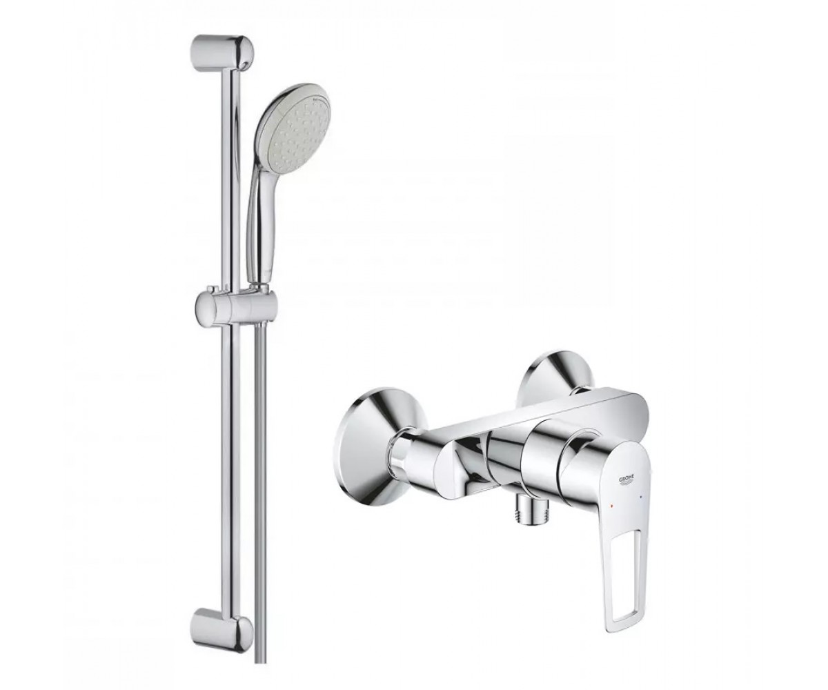 Змішувач з набором GROHE BAU LOOP NEW 23634001+27598001 23634001+27598001