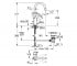 Смеситель с донным клапаном  BAU EDGE NEW 23760001:Чертеж 
