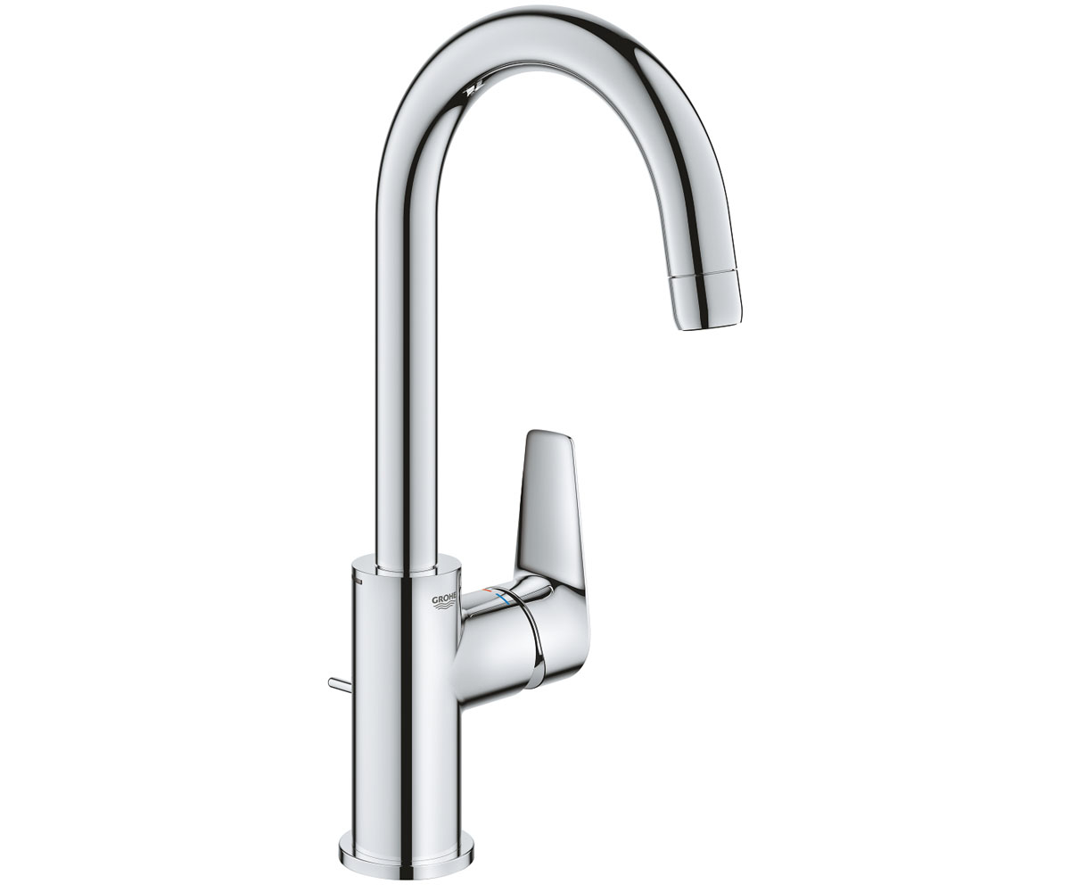 Змішувач з донним клапаном GROHE BAU EDGE NEW 23760001 23760001
