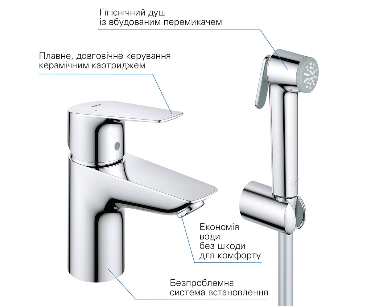 Смеситель для раковины  START EDGE QUICKFIX 23773001:Фото 7