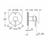 Смеситель для душа  ATRIO NEW 24065DC3:Чертеж 