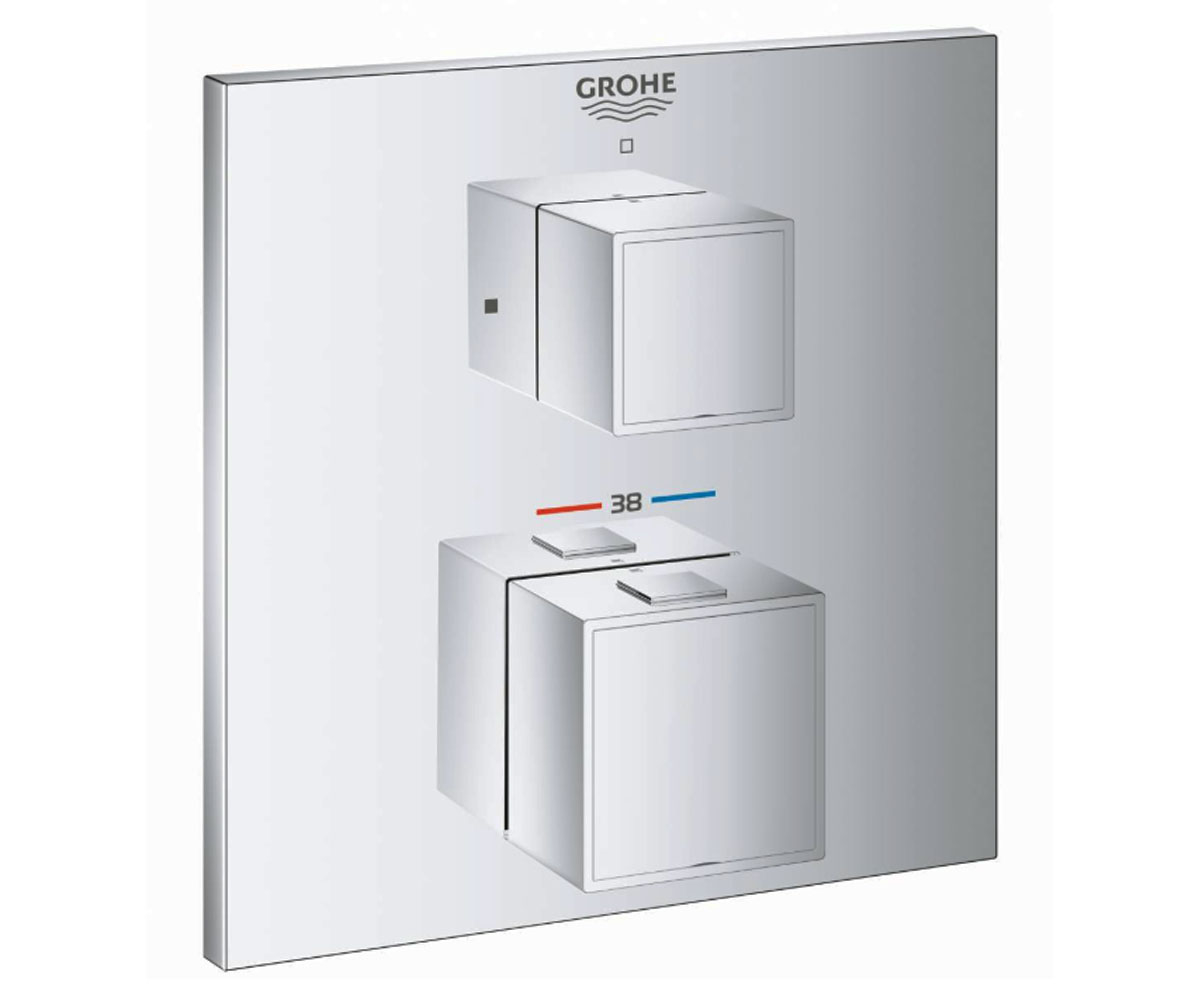 Термостат с переключателем на 1 положение GROHE GROHTHERM CUBE 24153000 24153000