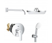 EUROSMART набір для душу (33305003+27488000+27705000+26406003), хром GROHE EUROSMART 25183006