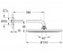 Верхний душ с кронштейном  RAINSHOWER COSMOPOLITAN 310 26066AL0:Чертеж 