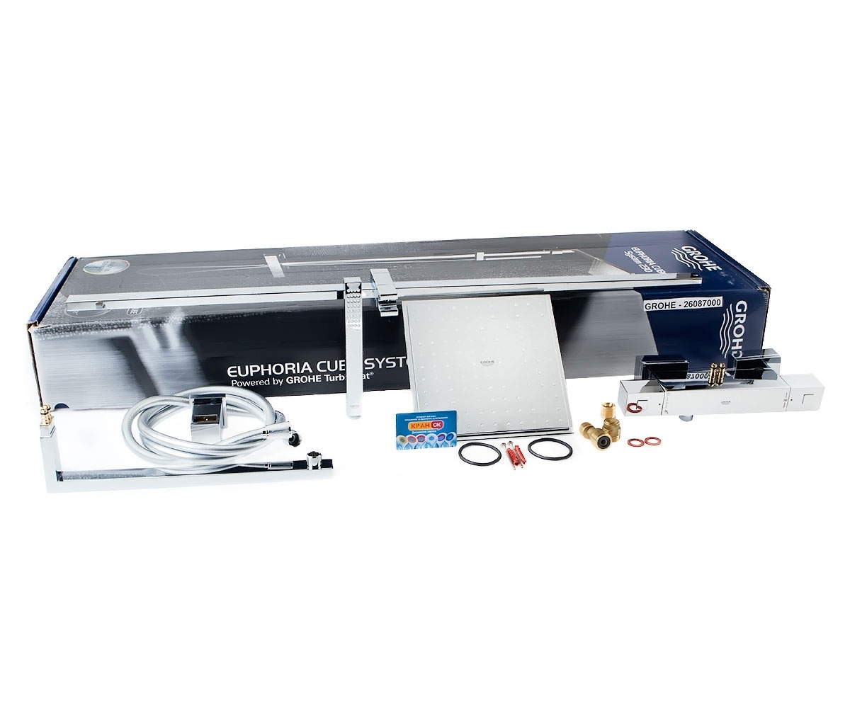 Душова система  GROHTHERM CUBE XXL SYSTEM 230 26087000:Фото 12