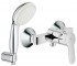 Змішувач з душовим набором GROHE BAU EDGE 26129001 26129001