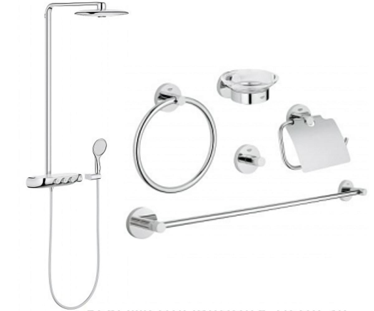 Душова система з аксесуарами GROHE RAINSHOWER SMARTCONTROL 360 DUO 26250000+40344001 26250000+40344001