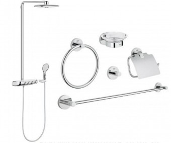 Душова система з аксесуарами RAINSHOWER SMARTCONTROL 360 DUO 26250000+40344001