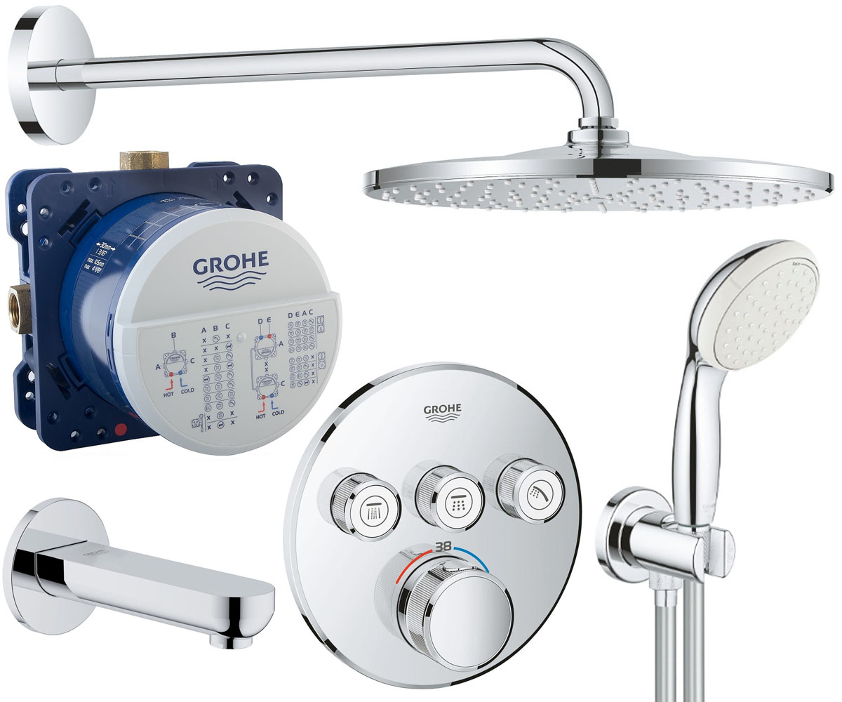 Душова система GROHE GROHTHERM SMARTCONTROL 26406SC2 26406SC2