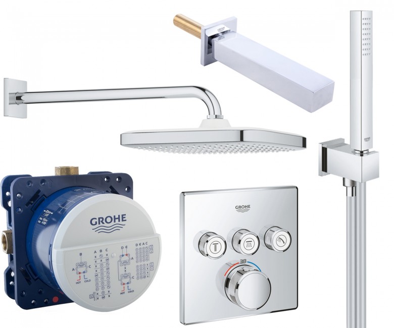 Душова система GROHE GROHTHERM SMARTCONTROL 26415SC2 26415SC2