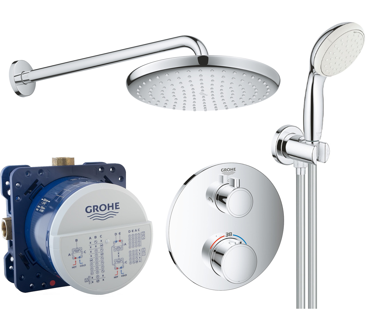 Система терморегулятора GROHE GROHTHERM 26416SC0 GROHE GROHTHERM 26416SC0 26416SC0