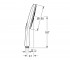 Ручной душ на 3 режима  RAINSHOWER SMARTACTIVE 150 26554LS0:Чертеж 