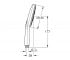 Ручной душ на 3 режима  RAINSHOWER SMARTACTIVE 130 26574AL0:Чертеж 