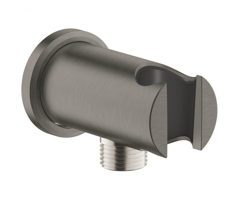 26658AL0 Rainshower Підключення душового шлангу з тримачем, графіт Brushed Hard Graphite (1 сорт) GROHE RAINSHOWER 26658AL0 26658AL0