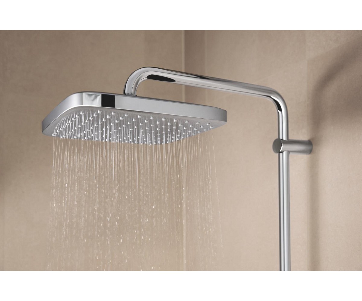 Душевая система с термостатом  TEMPESTA SYSTEM 250 CUBE 26689001:Фото 6