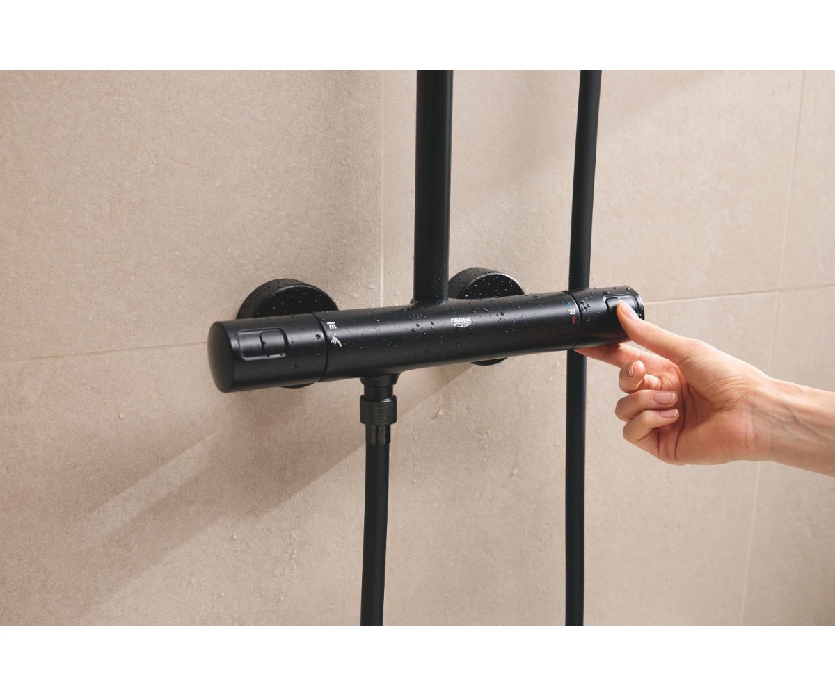 Душевая система с термостатом  VITALIO COMFORT 250 QUICKFIX 266962431:Фото 2