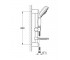 Душевой гарнитур 130 мм  RAINSHOWER RUSTIC 27139000:Чертеж 
