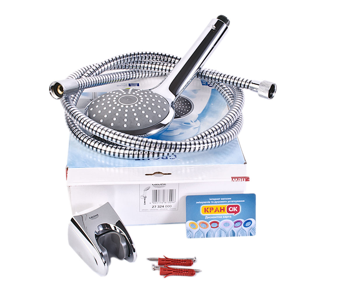 Душевой гарнитур с одним режимом струи  VITALIO JOY QUICKFIX 27324000:Фото 5