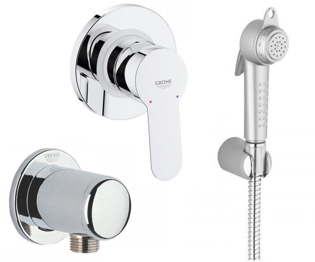 Гігієнічний душовий набір GROHE BAU EDGE 27812000+28671000+2904000 27812000+28671000+2904000