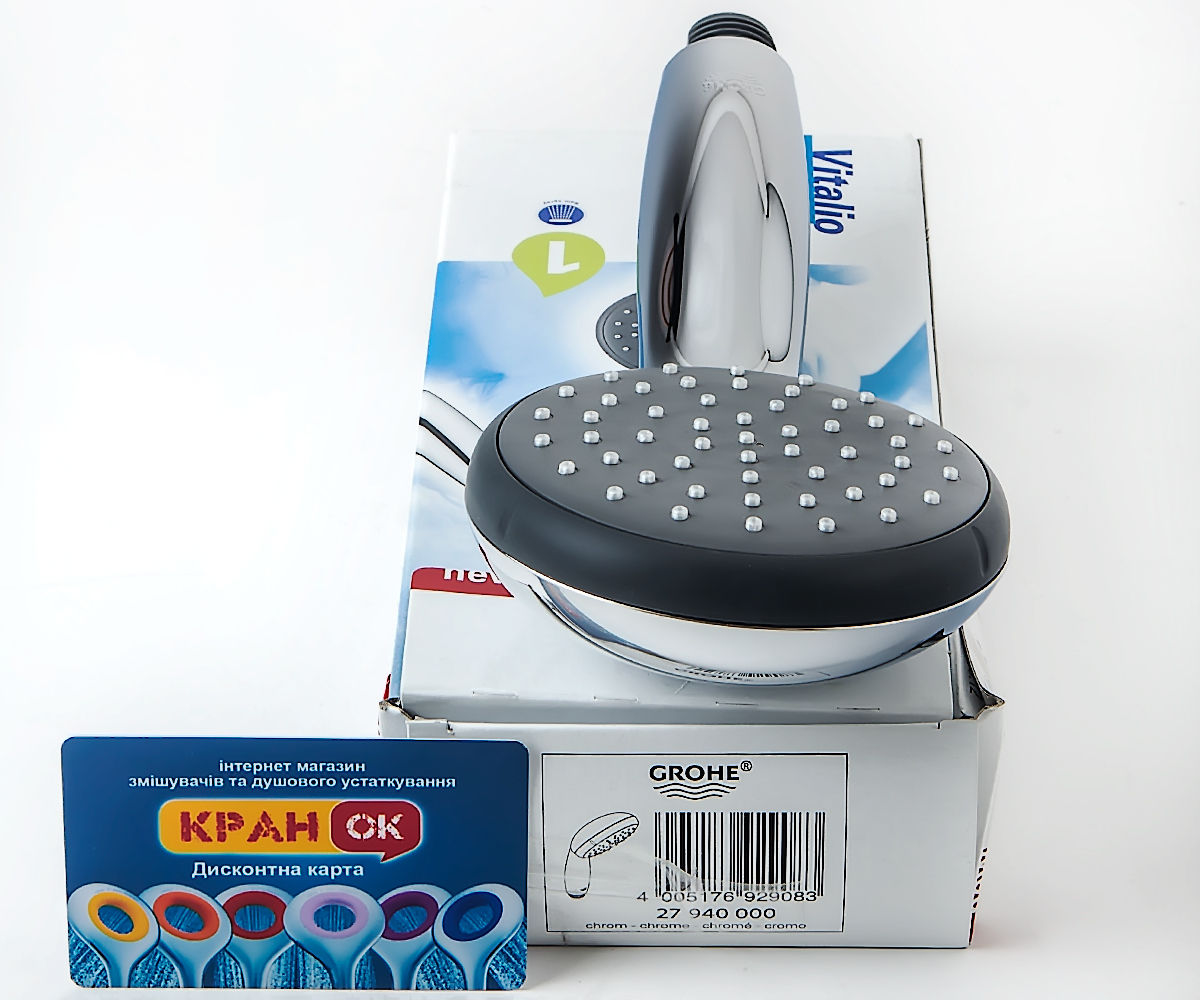Лейка душевая  VITALIO START QUICKFIX 27940000:Фото 4